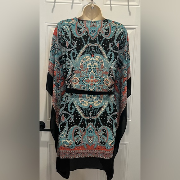 EUC! HTF!! BCBGMaxAzria Inesa Kimono Dress-XS - Picture 3 of 9